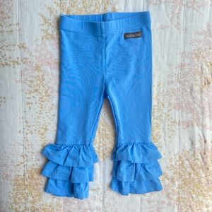 Matilda Jane 18-24 month blue ruffle leggings